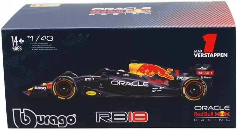 Burago Red Bull RB18 - 2022 - #1 M. Verstappen 1:43